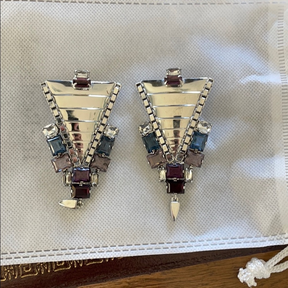 Lizzie Fortunato Art Deco earrings